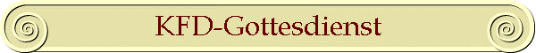 KFD-Gottesdienst