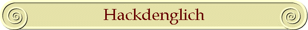 Hackdenglich